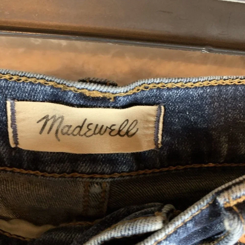 Madewell‎ The Perfect Vintage Jeans Women's 27 Blue Denim Stretch High-Rise 8630